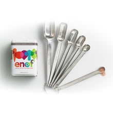 Load image into Gallery viewer, Canister of ENOF with measuring spoons and a small amount of ENOF powder